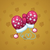 Snow Mittens #14610