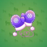 Snow Mittens #14827