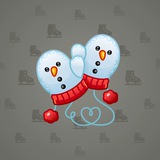 Snow Mittens #14858
