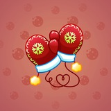 Snow Mittens #15261