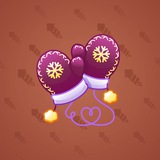 Snow Mittens #15368