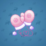 Snow Mittens #15369