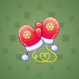 Snow Mittens #1545