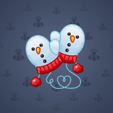Snow Mittens #1552