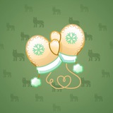 Snow Mittens #15568