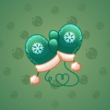Snow Mittens #15569