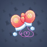 Snow Mittens #15647