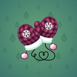 Snow Mittens #1568 Snow Mittens #1568