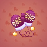Snow Mittens #15889