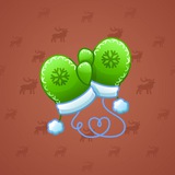 Snow Mittens #15908