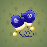 Snow Mittens #1593