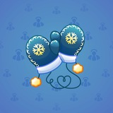 Snow Mittens #16037