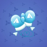 Snow Mittens #16064