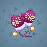Snow Mittens #16129