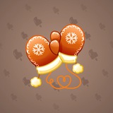 Snow Mittens #1613