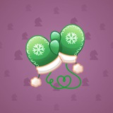 Snow Mittens #16238