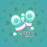 Snow Mittens #16275