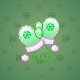 Snow Mittens #164