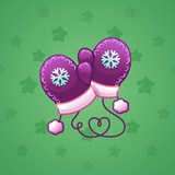 Snow Mittens #16451