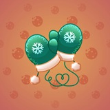 Snow Mittens #16472