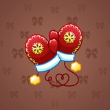 Snow Mittens #16536