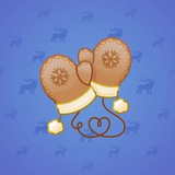 Snow Mittens #16565
