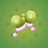 Snow Mittens #1659