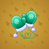 Snow Mittens #16629