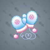 Snow Mittens #1663 Snow Mittens #1663