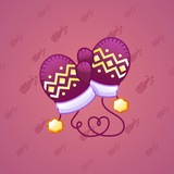 Snow Mittens #16665