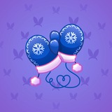 Snow Mittens #16688