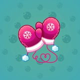 Snow Mittens #1674 Snow Mittens #1674