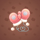 Snow Mittens #16937