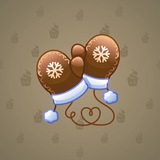 Snow Mittens #17008