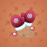 Snow Mittens #17063