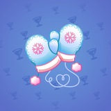Snow Mittens #17126