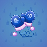 Snow Mittens #17136