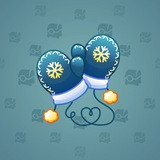 Snow Mittens #17221