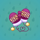 Snow Mittens #17291