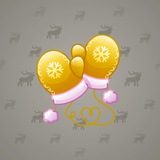 Snow Mittens #17295