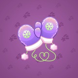 Snow Mittens #17325