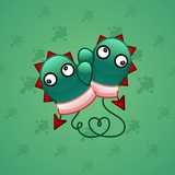 Snow Mittens #17357