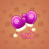 Snow Mittens #17422
