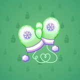 Snow Mittens #17434