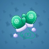 Snow Mittens #17436