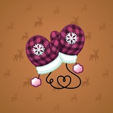 Snow Mittens #17465