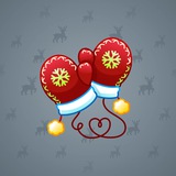 Snow Mittens #17469