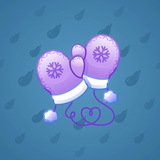 Snow Mittens #17533