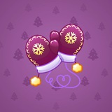 Snow Mittens #17551