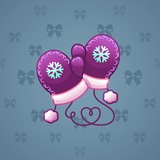 Snow Mittens #17560
